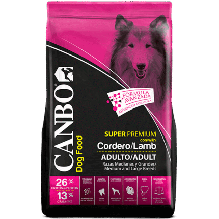Canbo Cordero para Perros Adultos de Raza Mediana y Grande